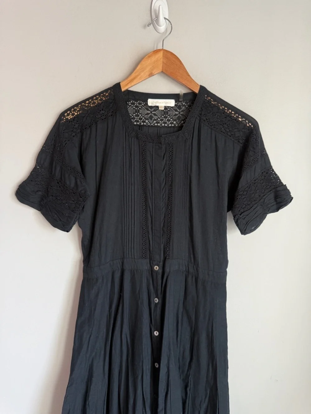 LoveShackFancy Edie Maxi Dress Small